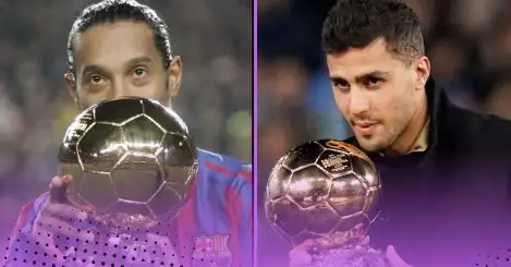 The last 7 players who won the Ballon d’Or without winning the Champions League: Messi, CR7…
