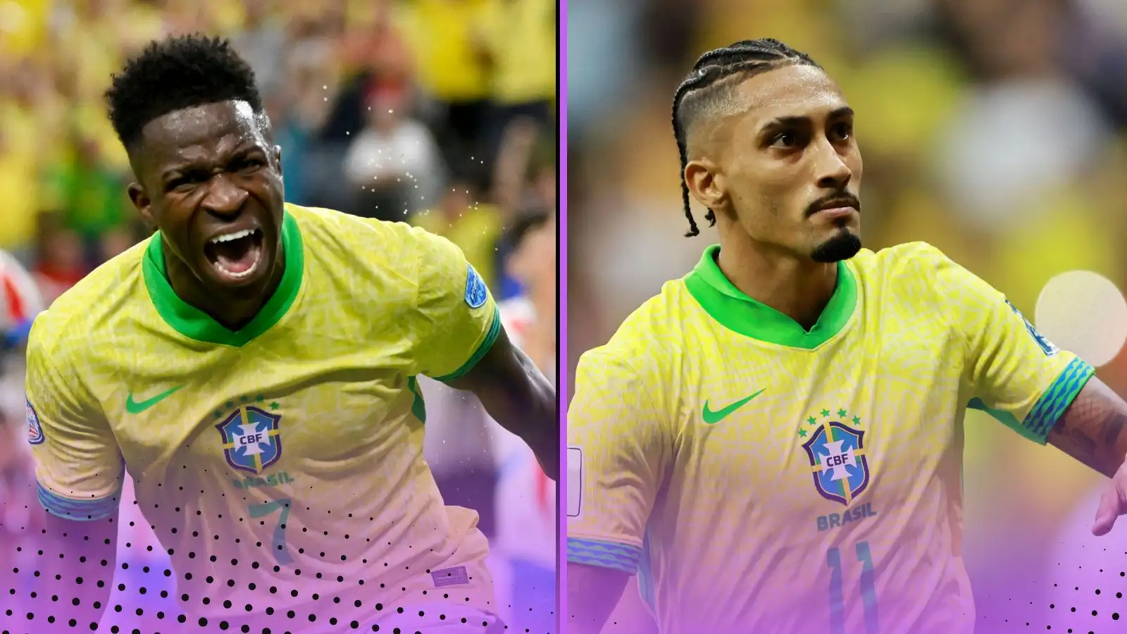 Raphinha vs Vinicius Junior: Brazil records compared - goals, assists...