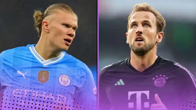 Erling Haaland and Harry Kane