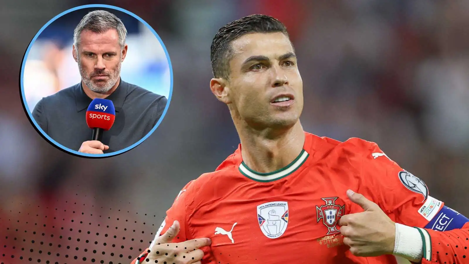 Cristiano Ronaldo takes opposite stance to Jamie Carragher amid retirement talk