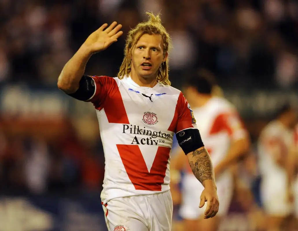 A combined XIII of stars who have played for both Wigan and St Helens