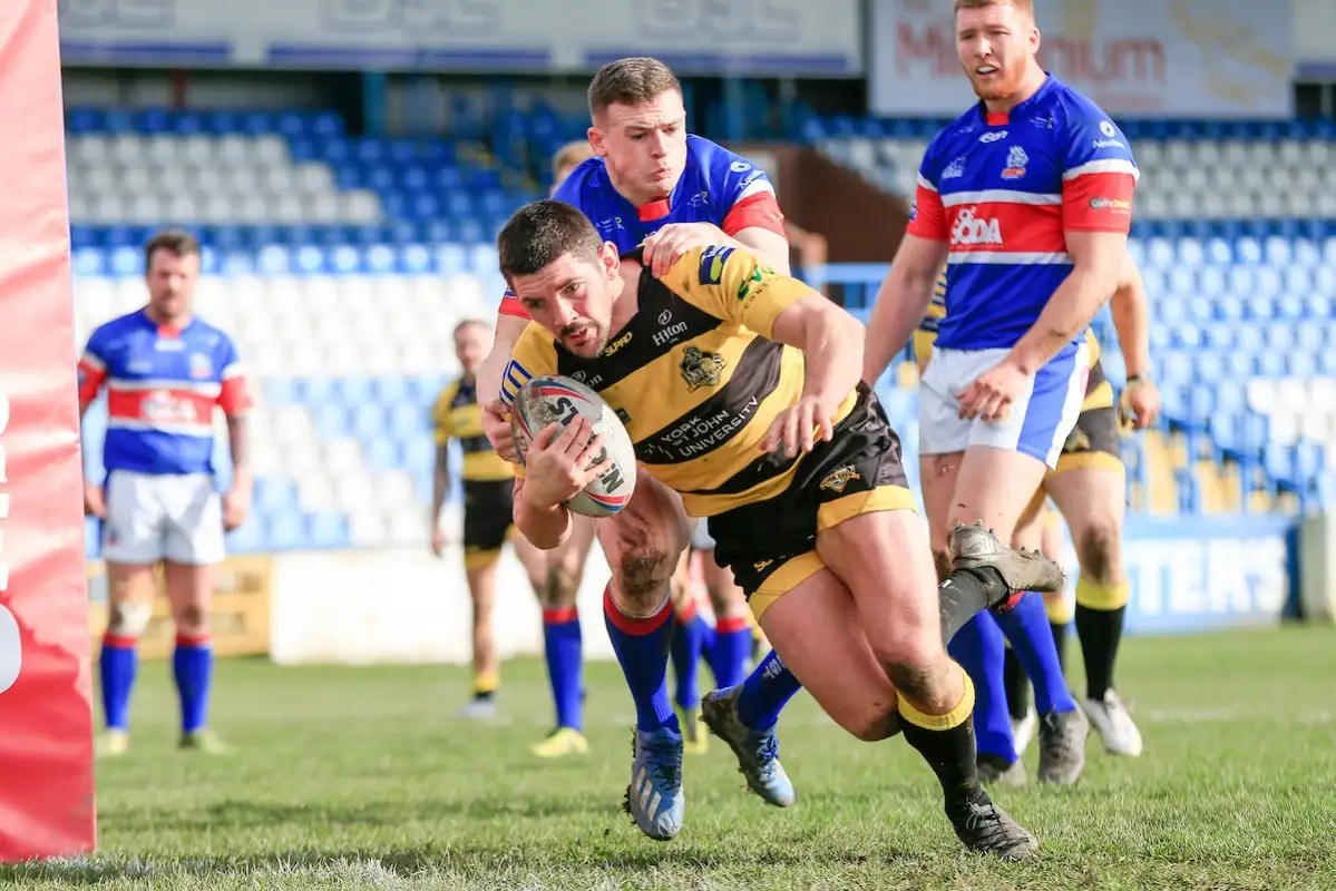 Chris Clarkson in action for York