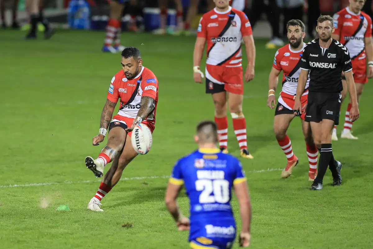 Salford 20-18 Warrington: Inu penalty completes comeback to end Wolves’ winning run
