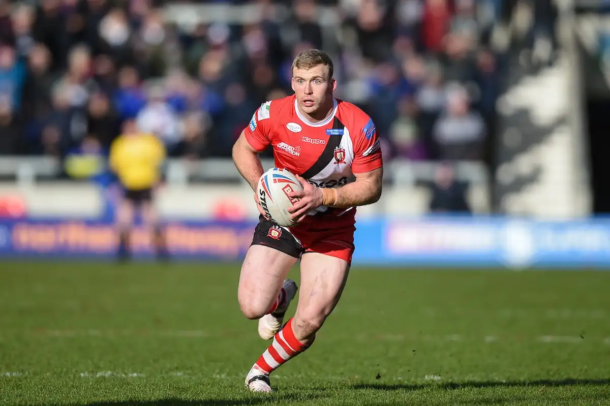 Former Salford hooker Joey Lussick helps Parramatta Eels win trial match