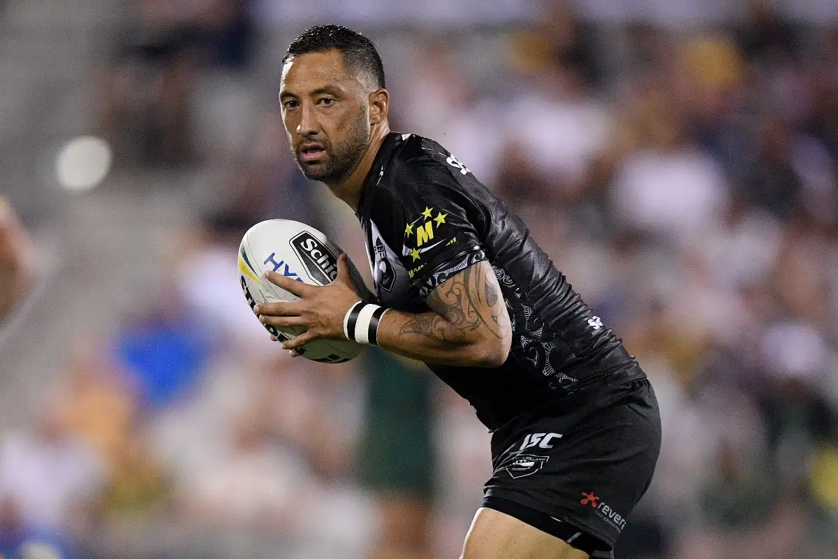 Benji Marshall in action for New Zealand