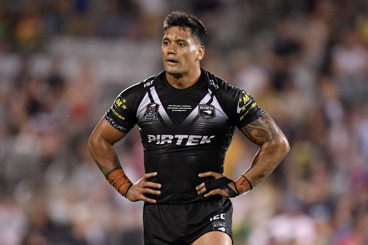 Zane Tetevano in action for New Zealand
