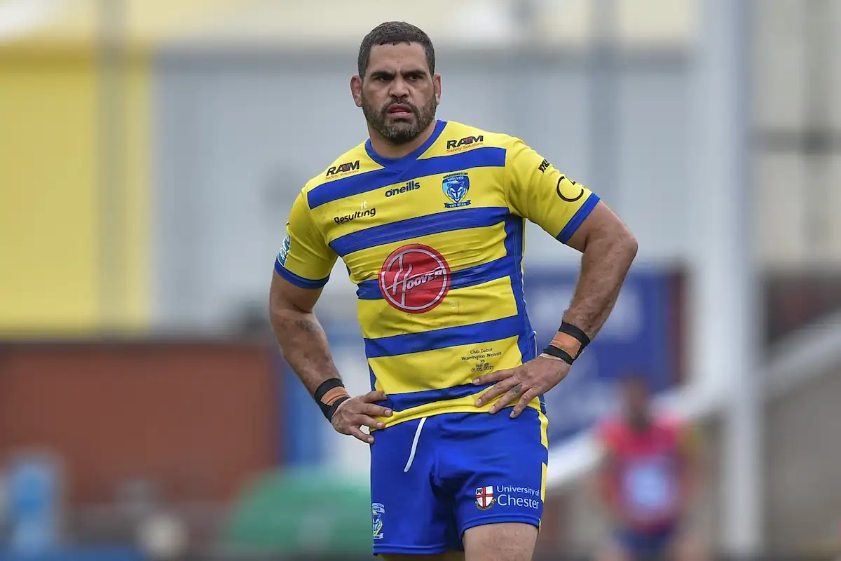 Greg Inglis in action for Warrington