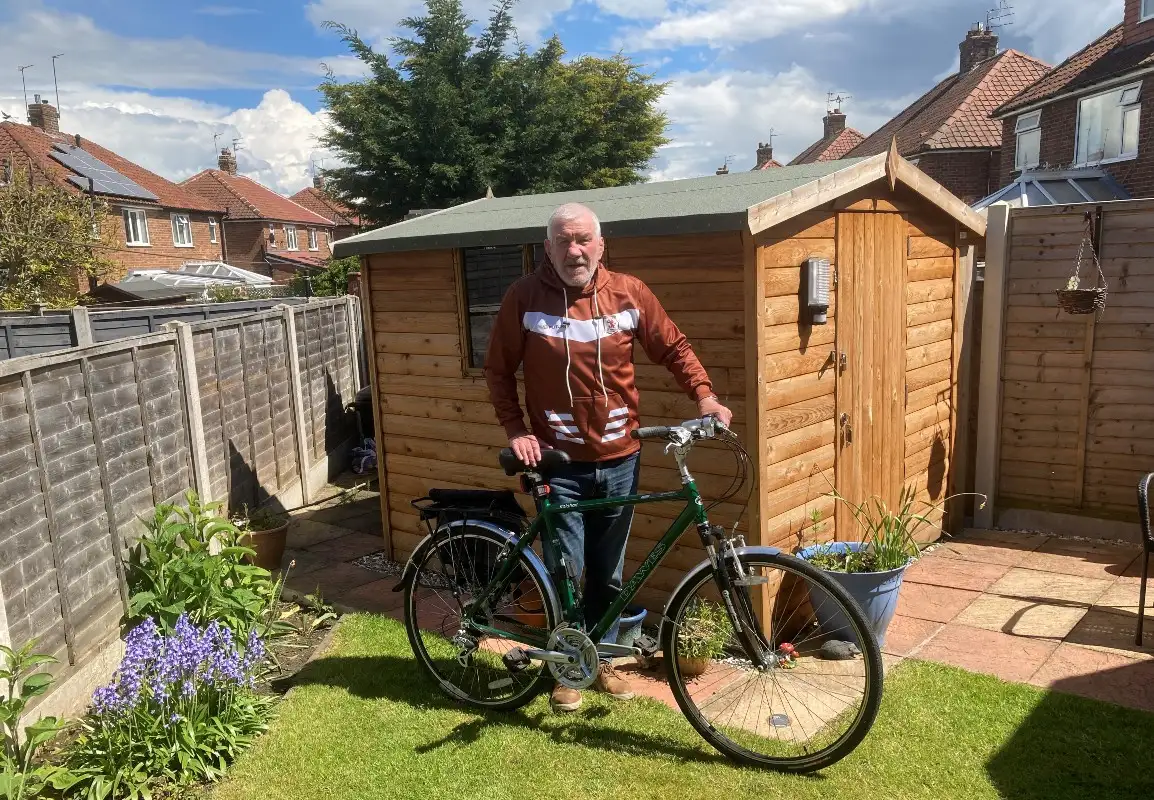 Hunslet chairman gets on his bike in support of Rob Burrow and MND