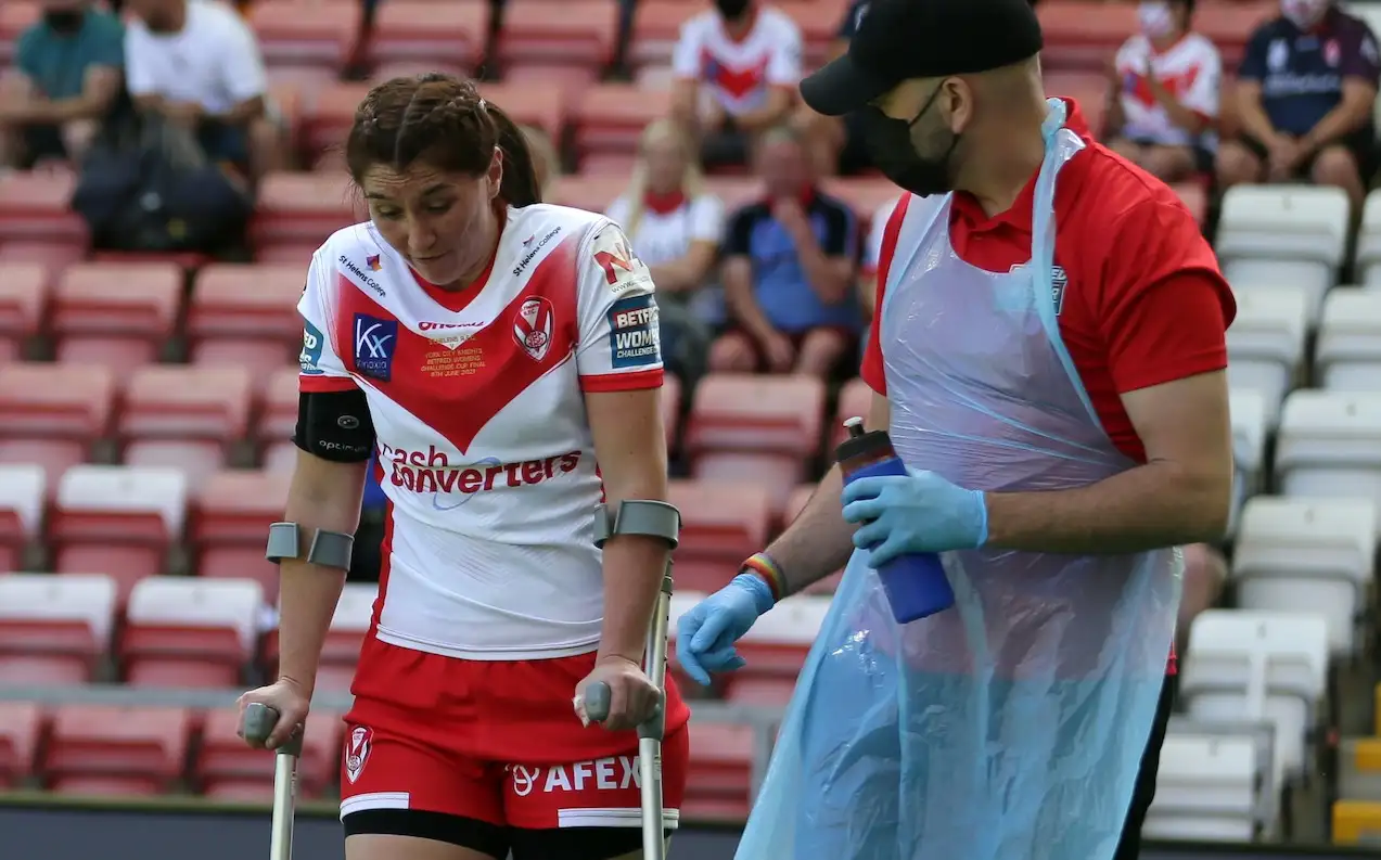 Faye Gaskin doing everything she can to play again after freak injury
