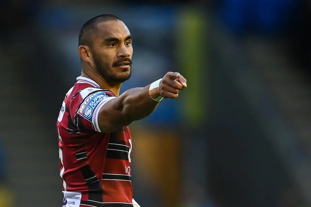 Tommy Leuluai in action for Wigan