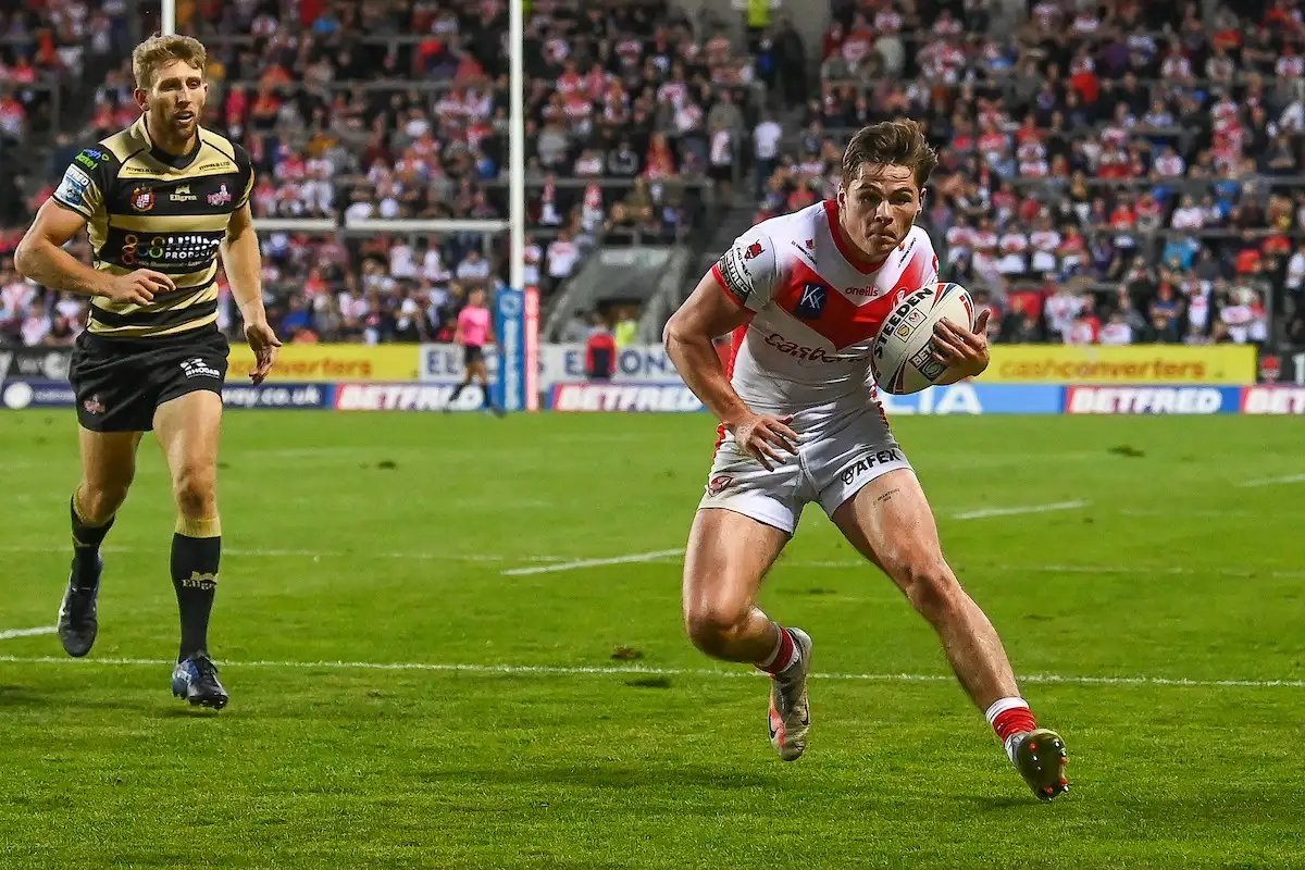 Jack Welsby in action for St Helens