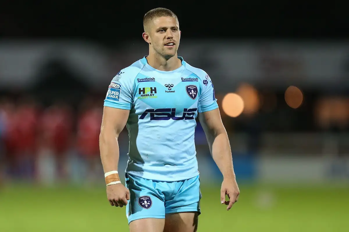 Ryan Hampshire in action for Wakefield