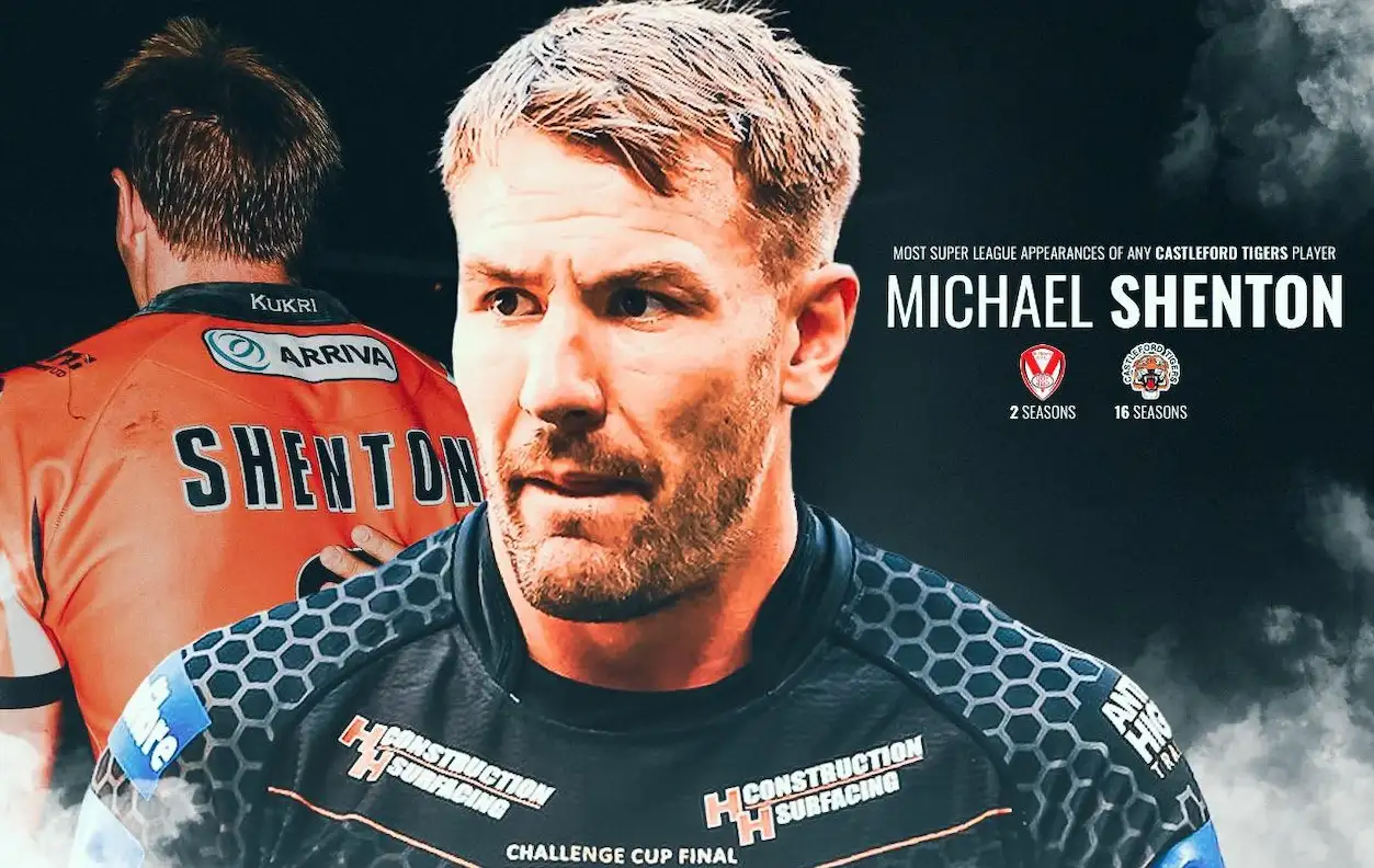 Castleford coach pays tribute to retiring captain Michael Shenton