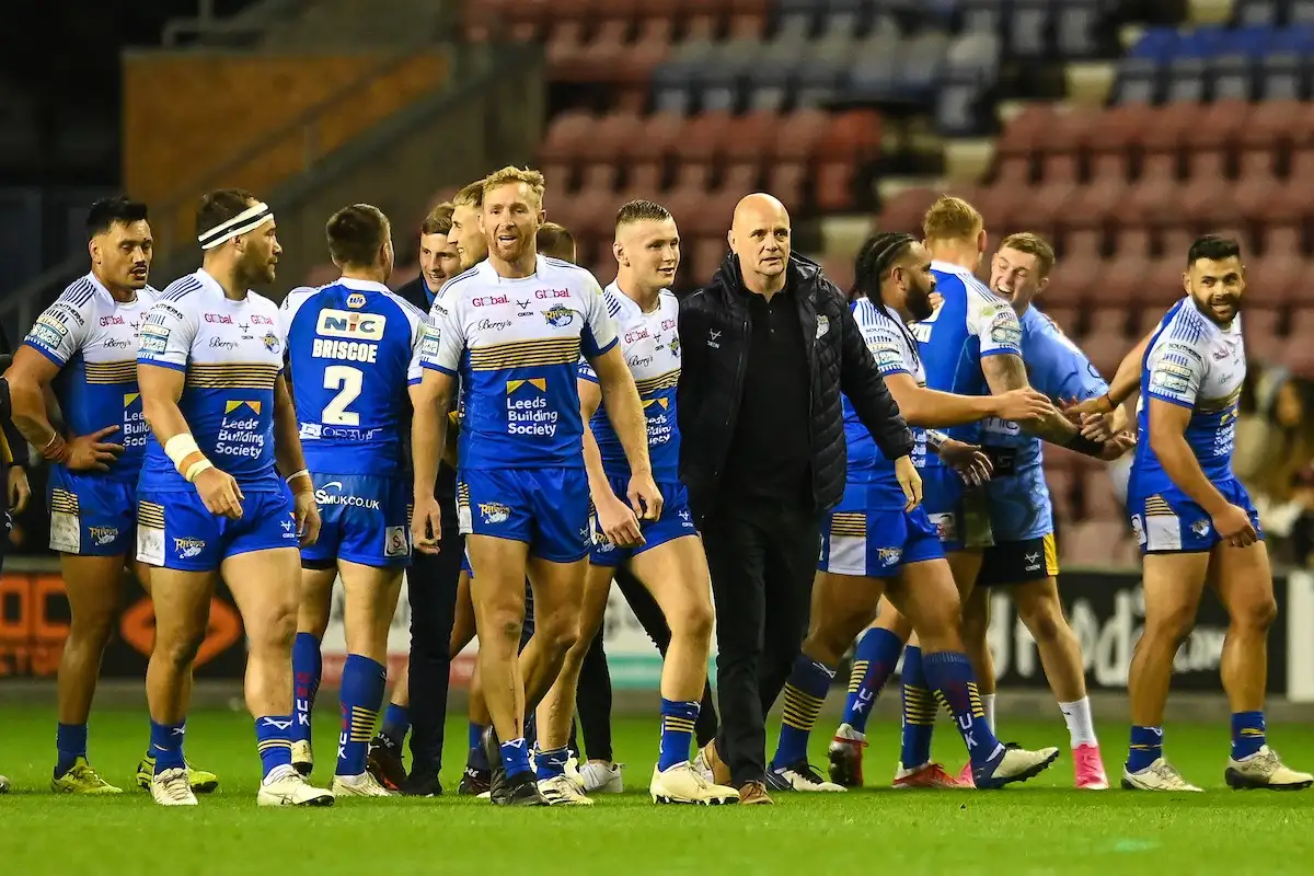 Richard Agar and his Leeds squad