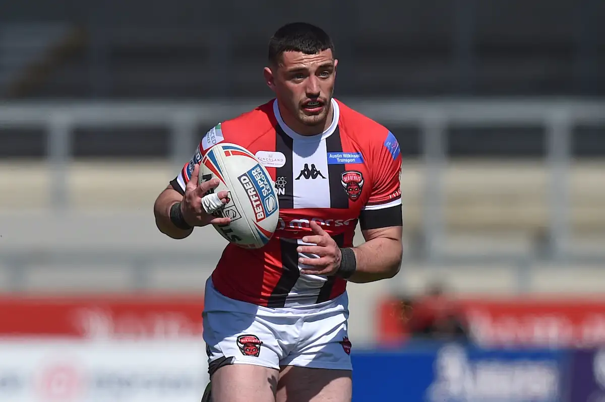 Dec Patton in action for Salford
