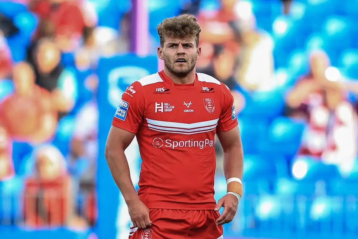 George Lawler in action for Hull KR