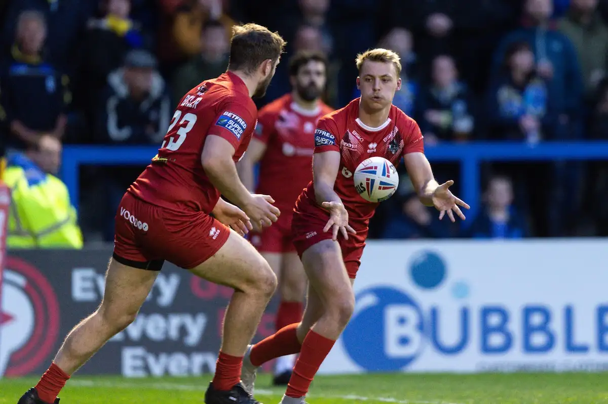 James Meadows in action for London Broncos