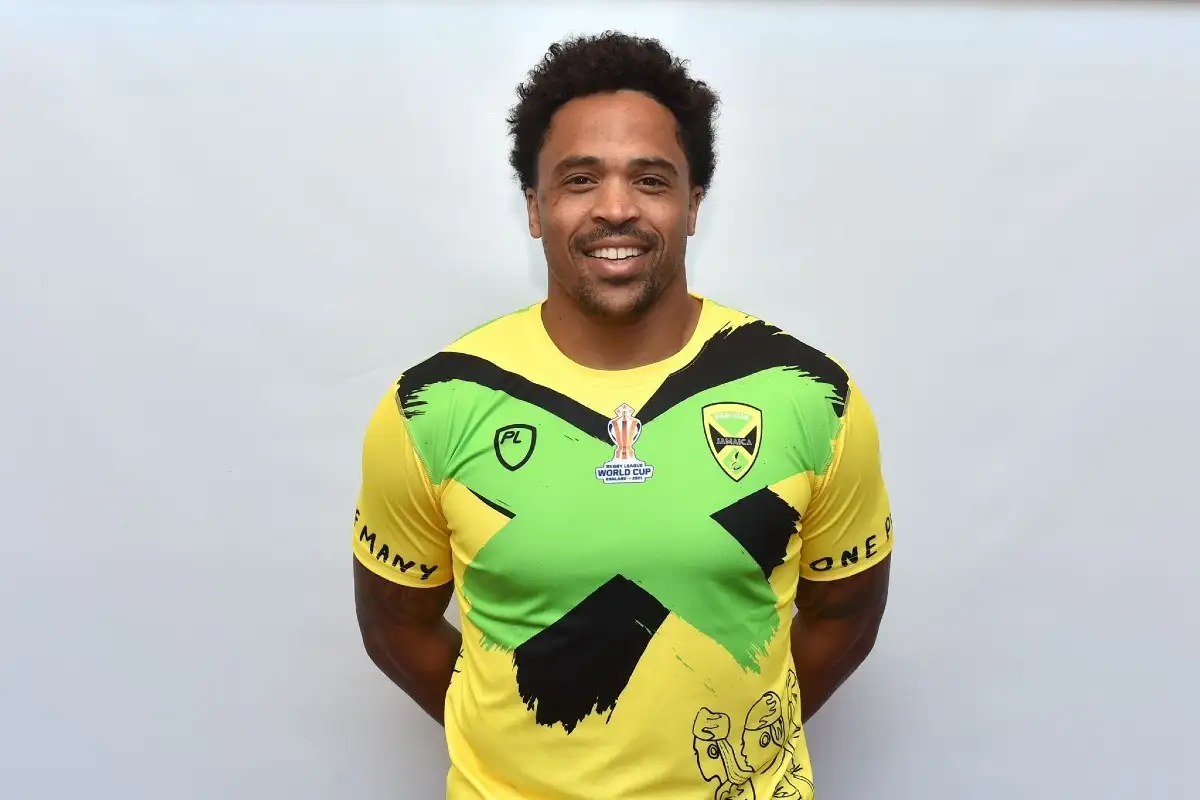 Jordan Turner in Jamaica kit