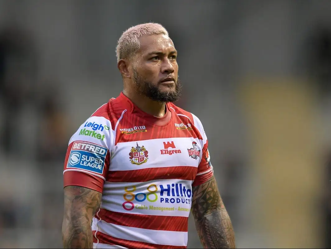 Junior Sa'u in action for Leigh