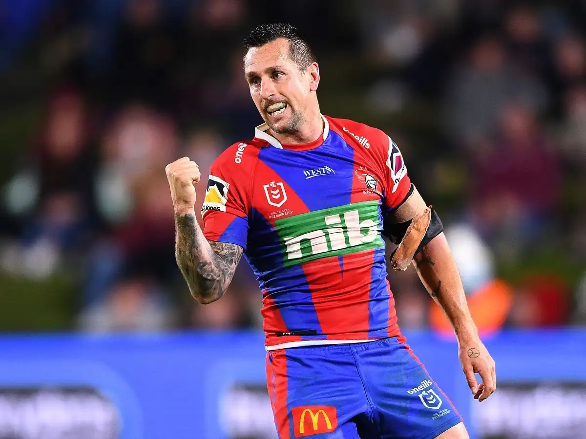 Mitchell Pearce in action for Newcastle Knights