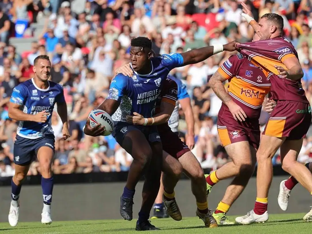 Justin Sangare in action for Toulouse