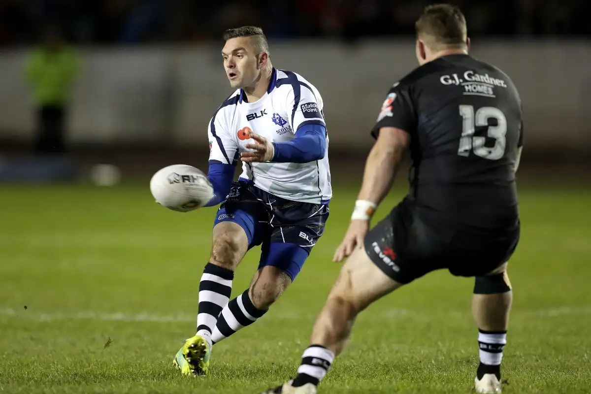Danny Brough in action for Scotland
