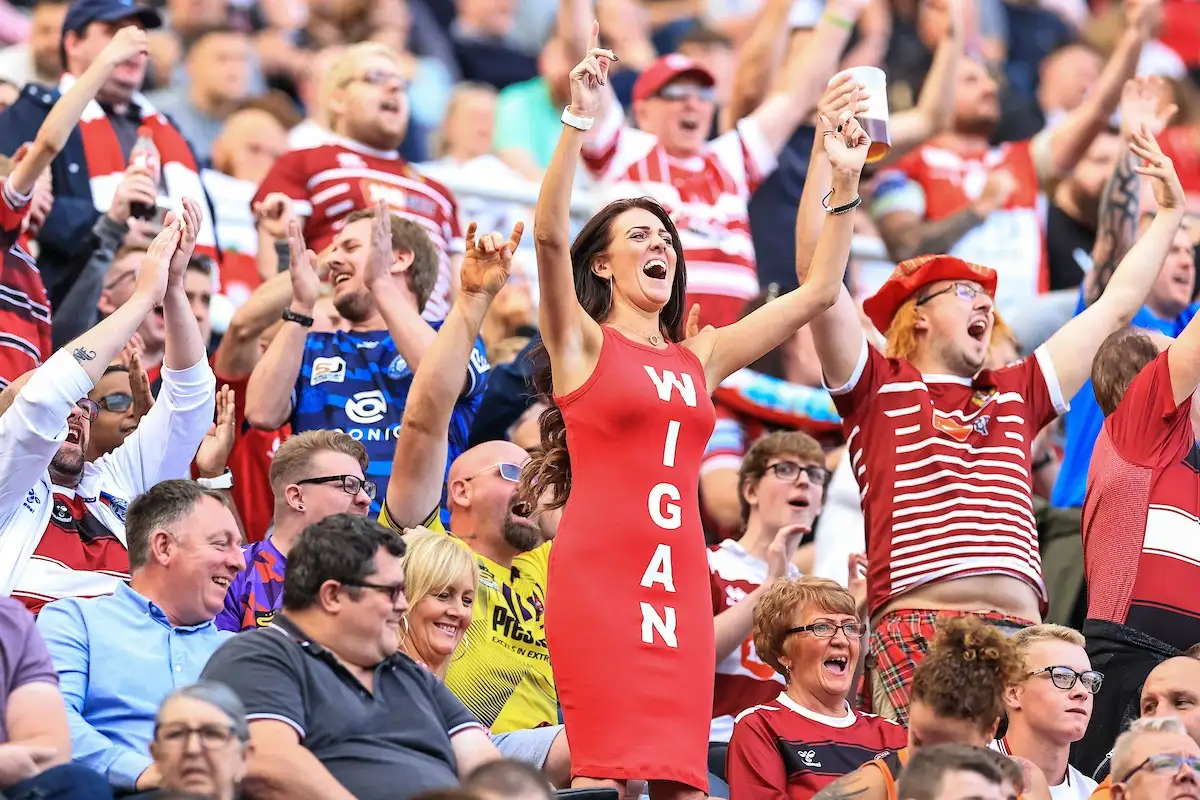 Wigan fans at Magic Weekend