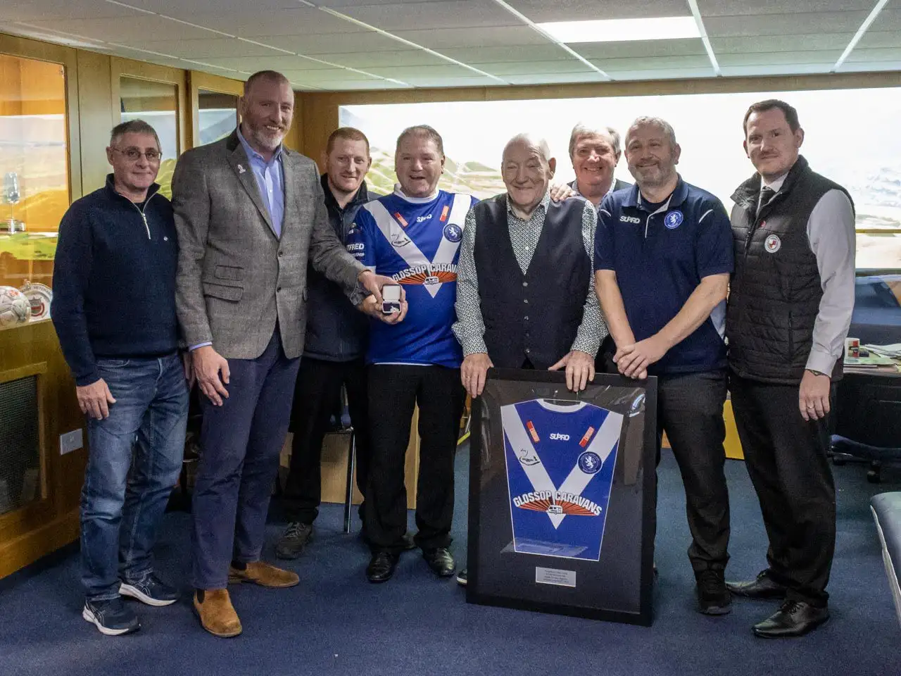 Lions and RFL chief Ralph Rimmer re-unite Stan with long lost medal
