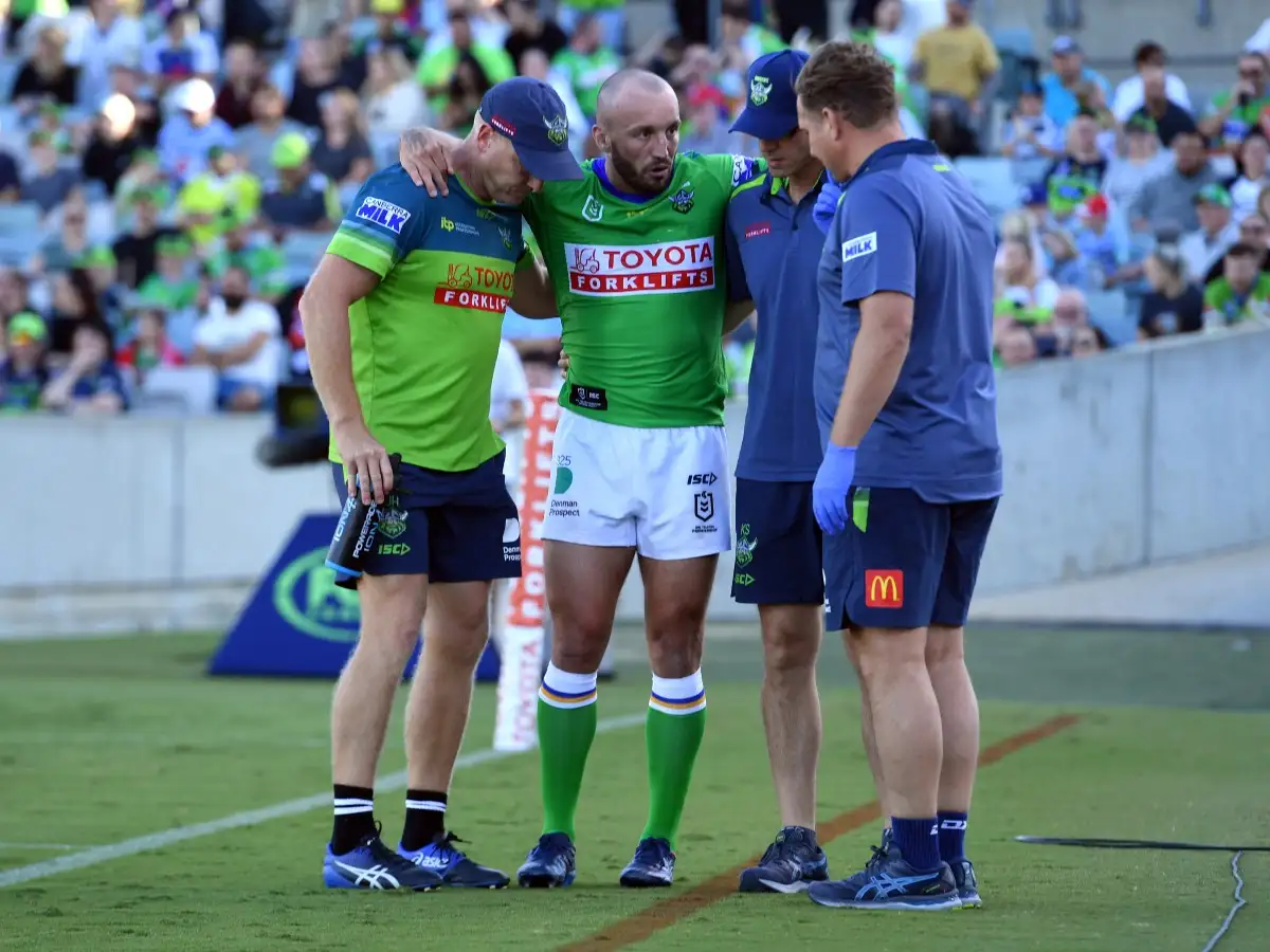 Josh Hodgson suffers injury blow in opening game of NRL
