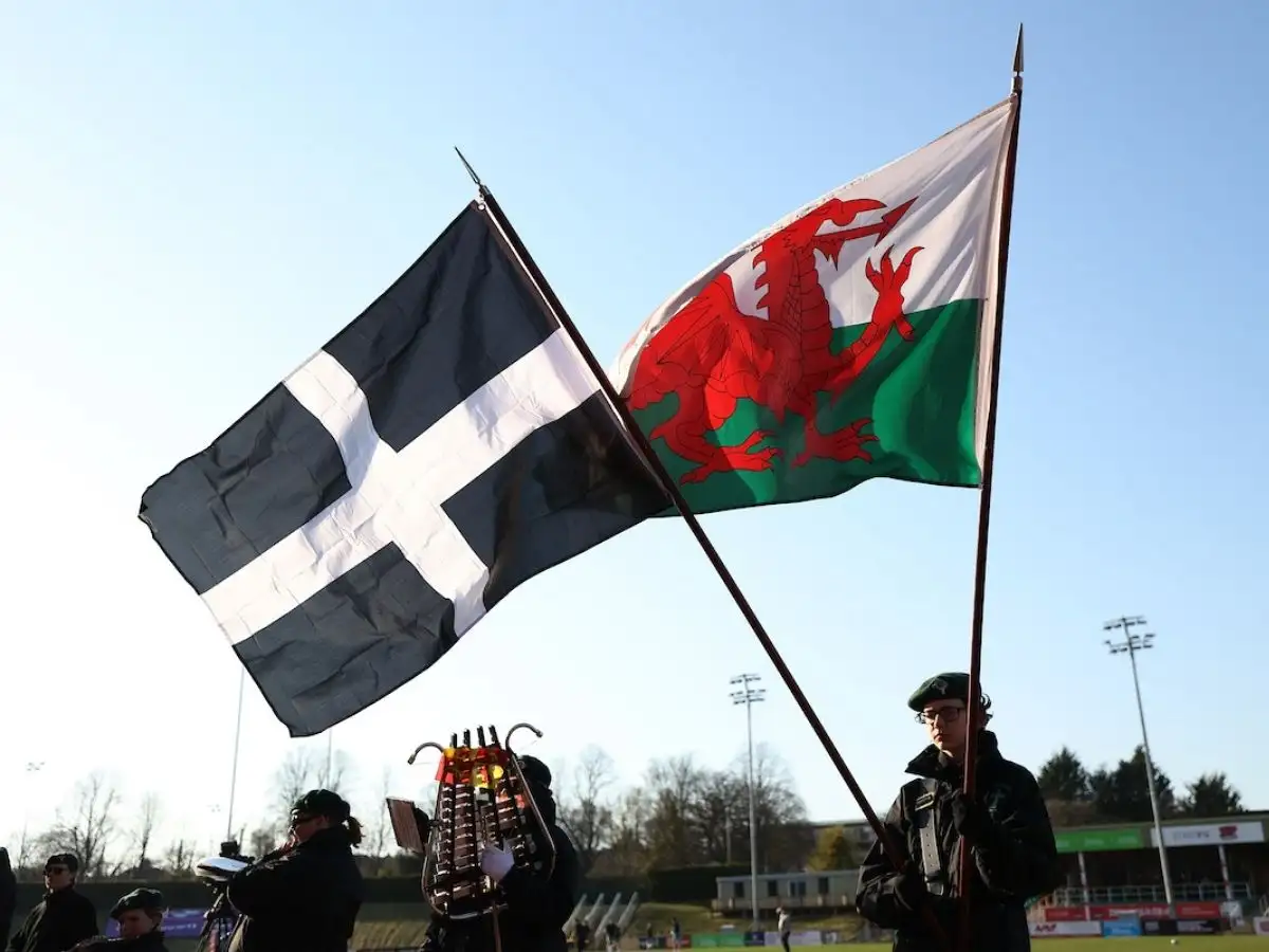 Cornwall and Wales flags SWpix