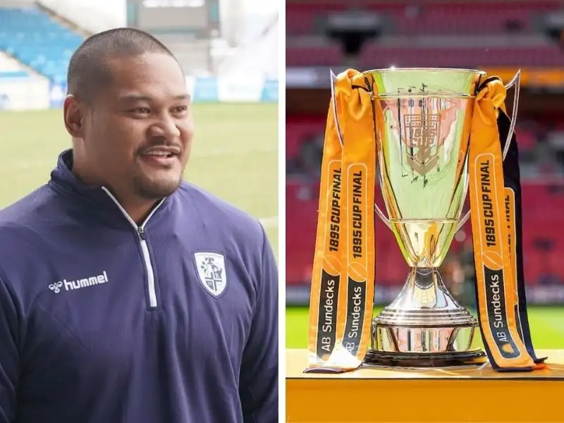 Featherstone’s Joey Leilua hoping to claim ‘bragging rights’ in 1895 Cup final 