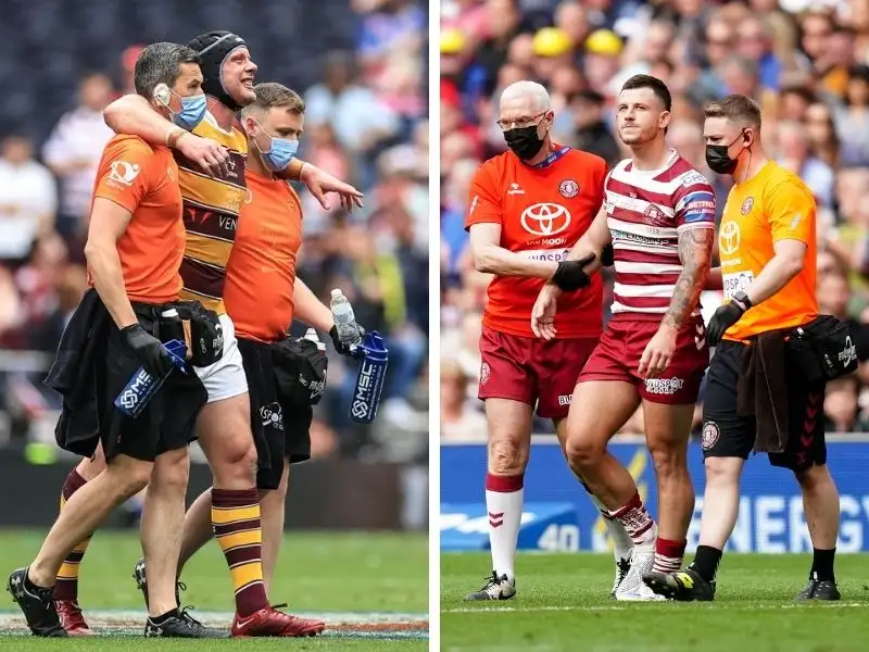 Casualty Ward: Chris Hill and Cade Cust injured in Challenge Cup final