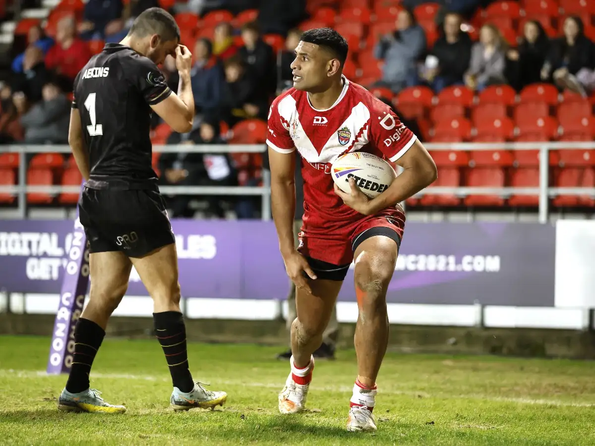 Tonga 32-6 Wales: Daniel Tupou hat-trick sees Tonga past gutsy Wales