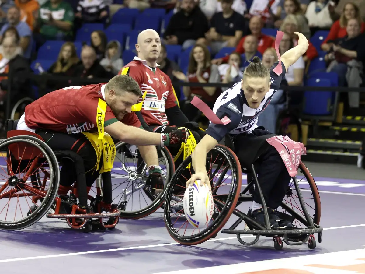 Wheelchair rugby league. PA Images.