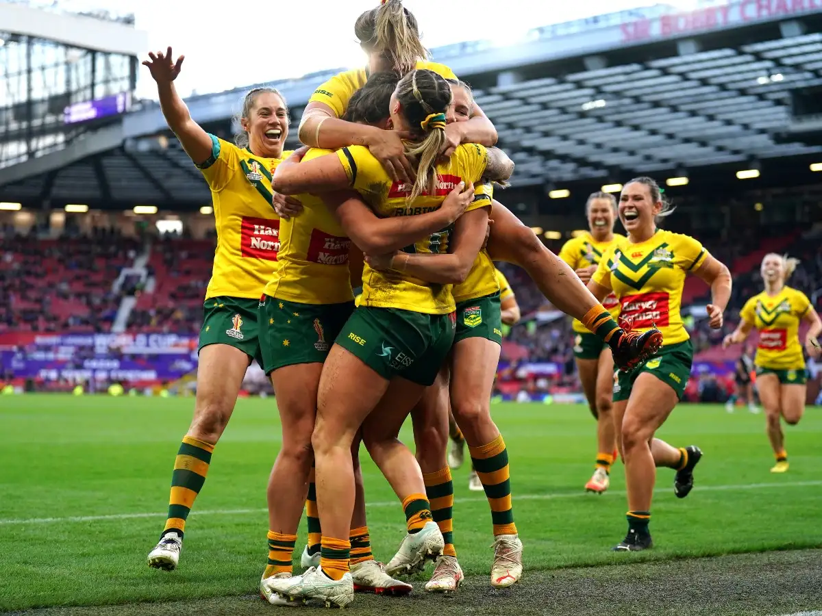 Australian Jillaroos win Women's Rugby League World Cup. PA Images.