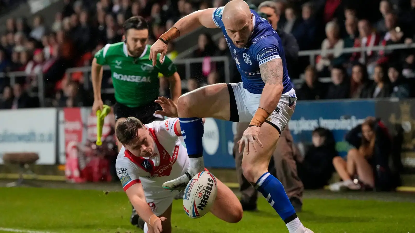 Ben Davies, Paul Wellens, St Helens. News Images