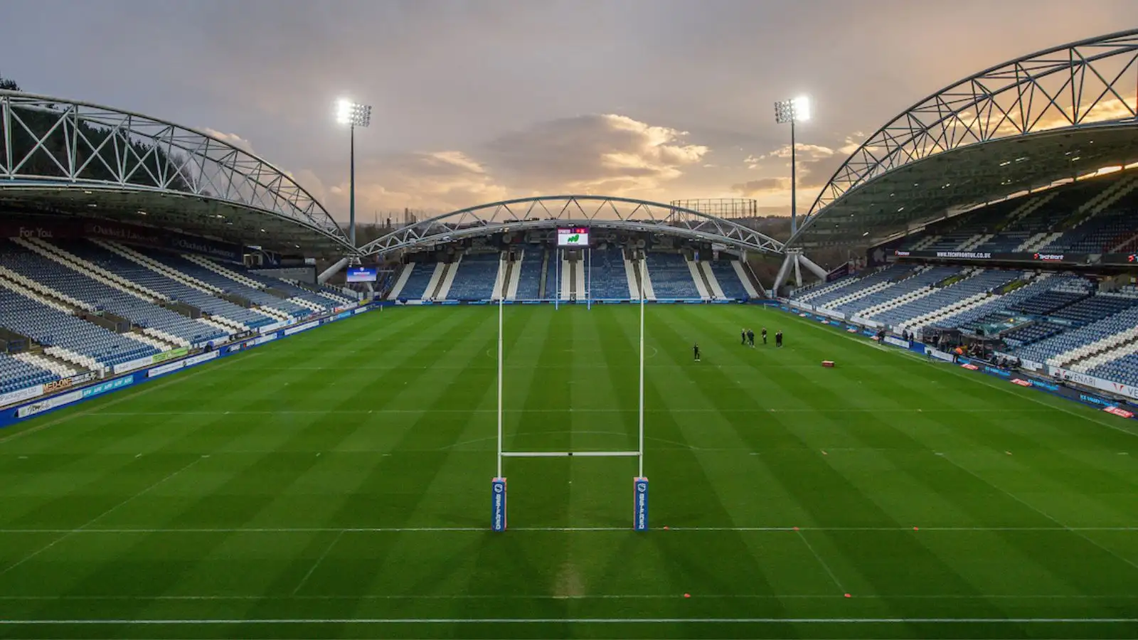 Follow Super League's Thursday night televised fixture between Huddersfield and St Helens at the John Smith's Stadium. 