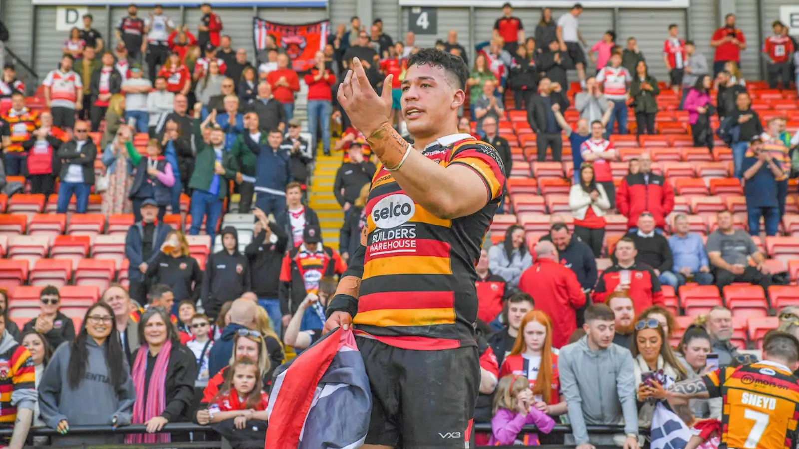 Backing for Salford prop to continue stunning journey from Championship to England team