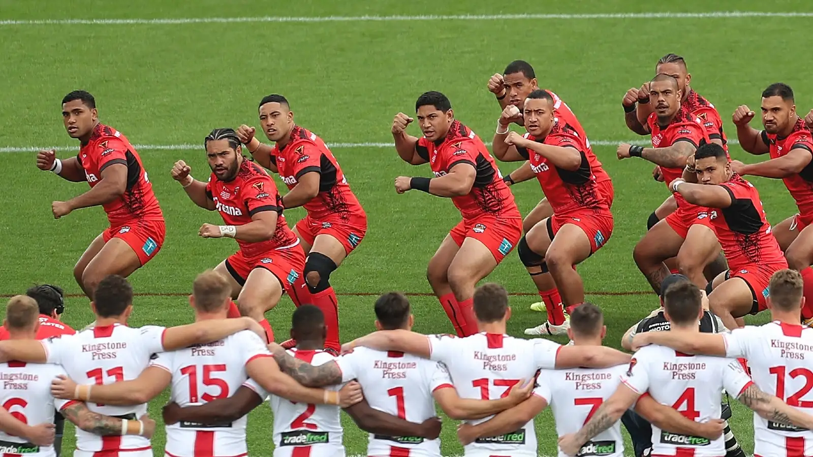 Tonga v England international rugby league PA