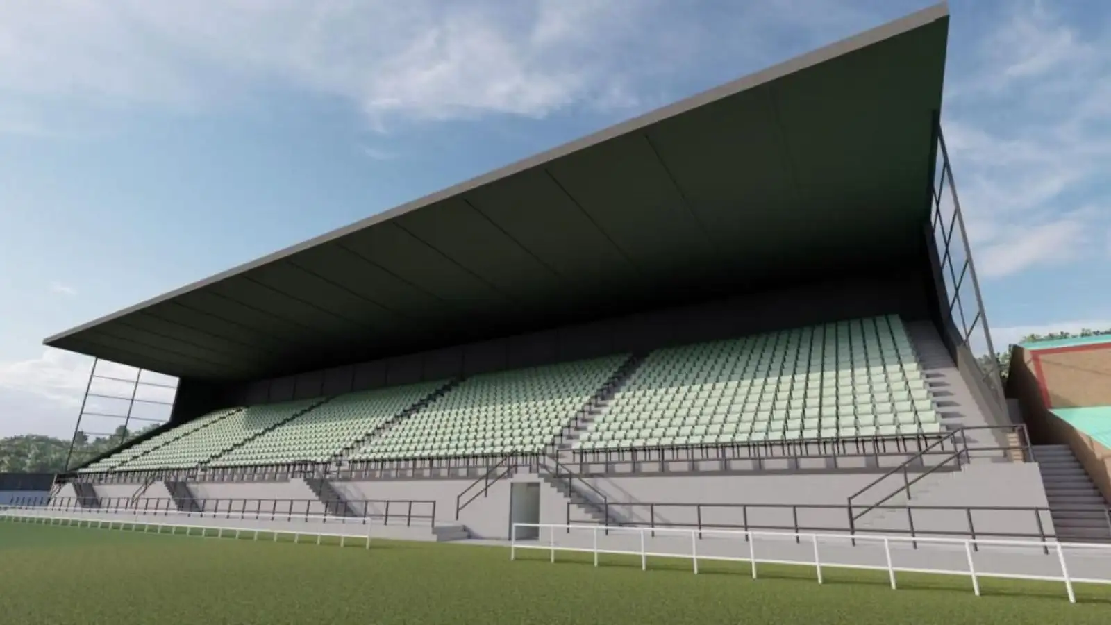 Keighley Cougars new stand Cougar Park