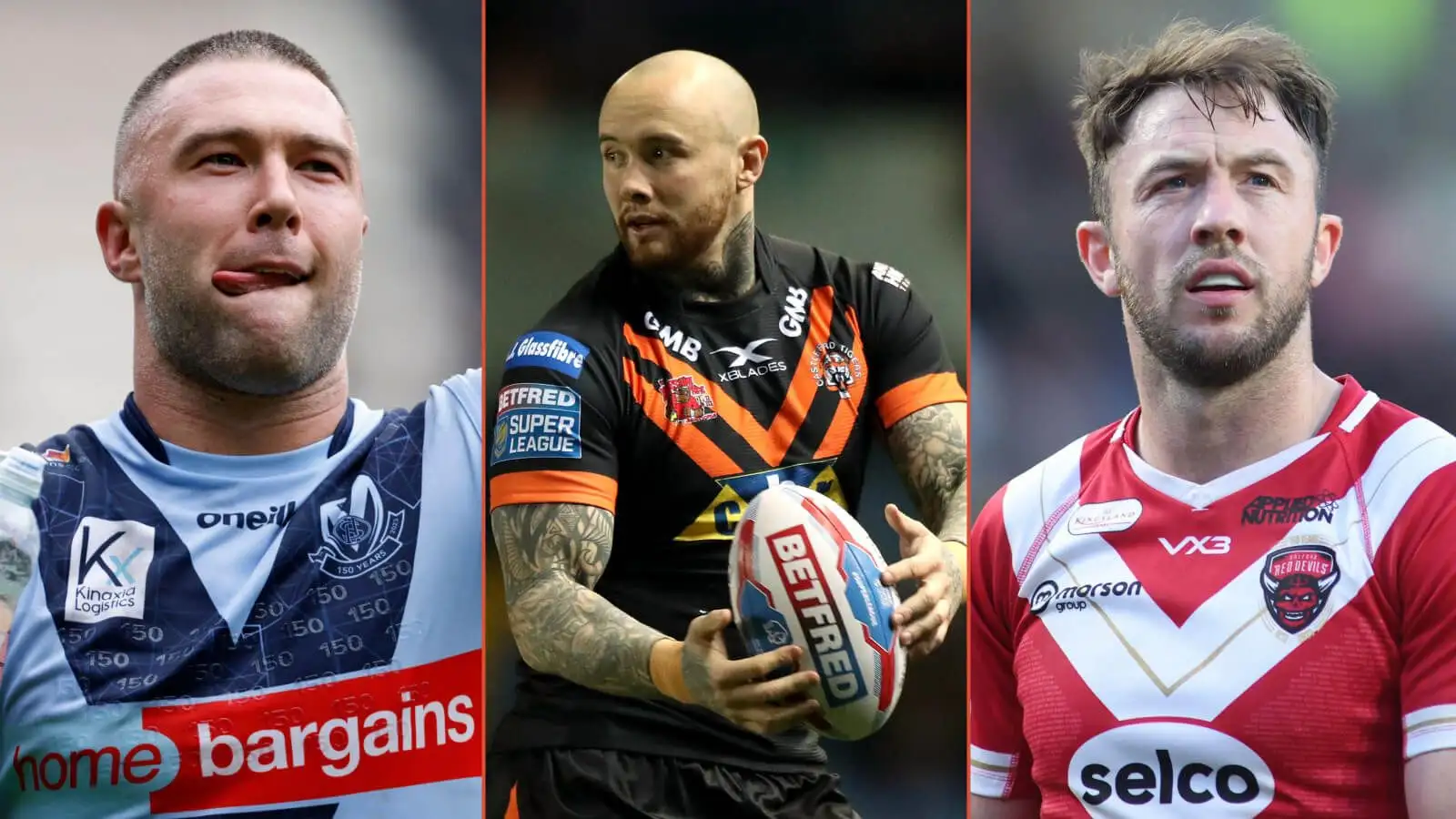 Curtis Sironen, Nathan Massey and Ryan Brierley St Helens Casualty Ward