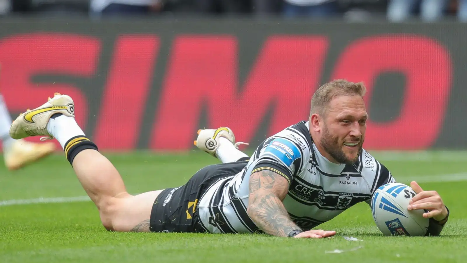 Josh Griffin is expected to join Wakefield following his release from Hull. Photo by James Heaton/News Images.