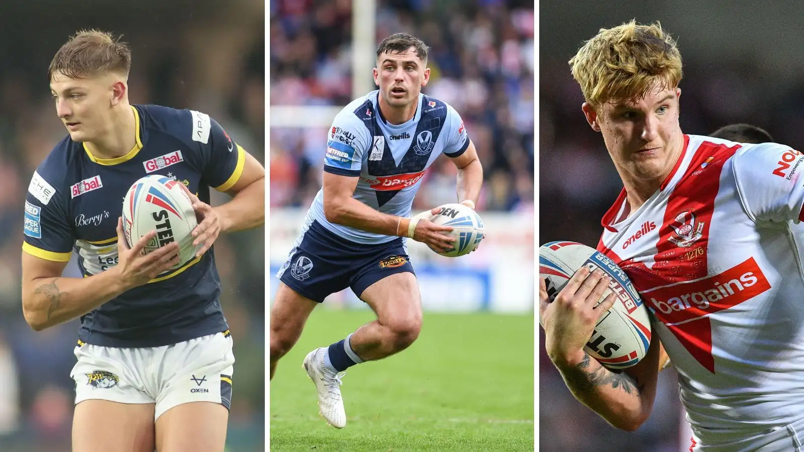 Widnes-produced stars Sam Walters, Lewis Dodd and George Delaney.