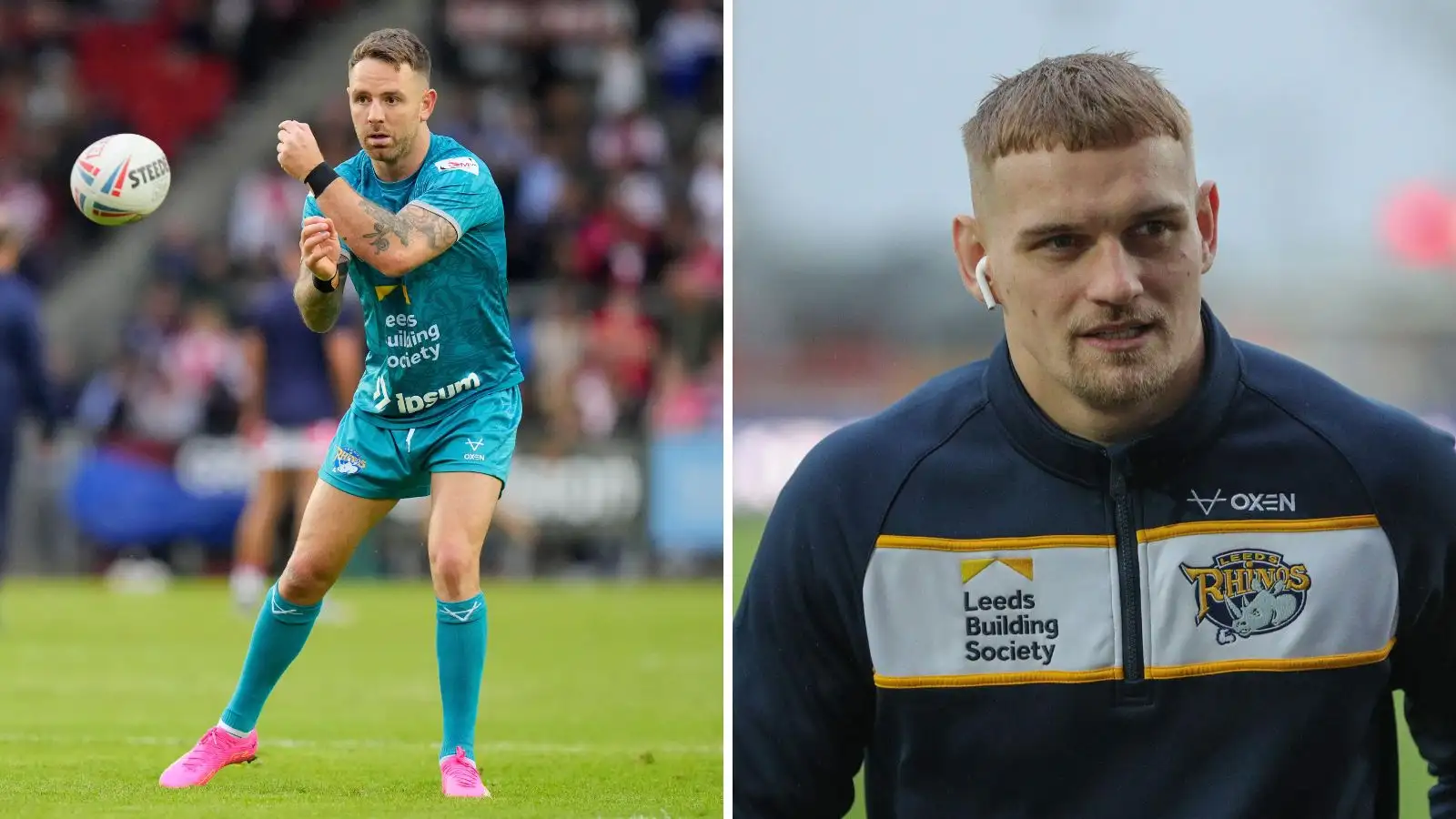 Leeds Rhinos pair Richie Myler and Luke Hooley