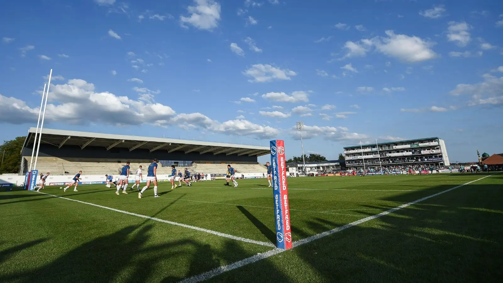 Wakefield Trinity Be Well Support Stadium Belle Vue Alamy