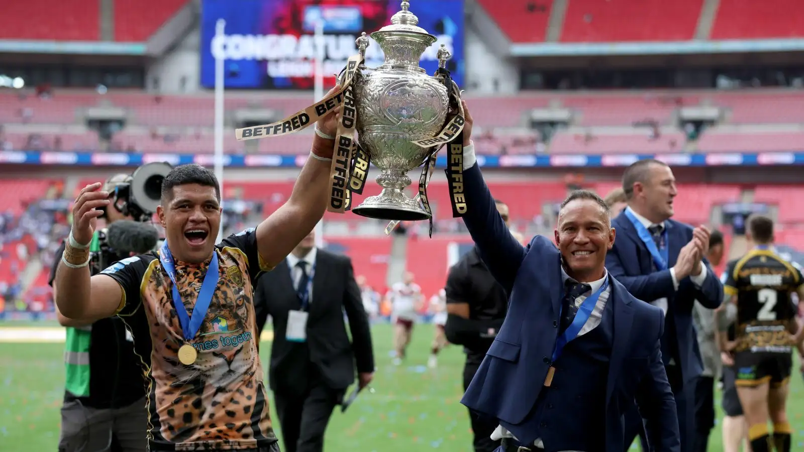 Emotional Adrian Lam hails ‘weird’ and ‘special’ moment in Challenge Cup final: ‘It was an incredible finish’