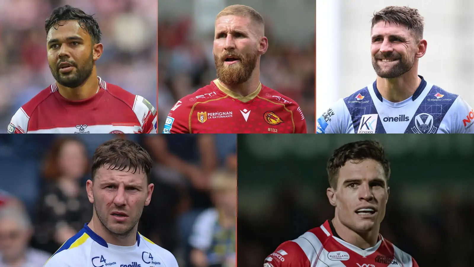 Bevan French (Wigan), Sam Tomkins (Catalans), Tommy Makinson (St Helens), George Williams (Warrington) & Brodie Croft (Salford)