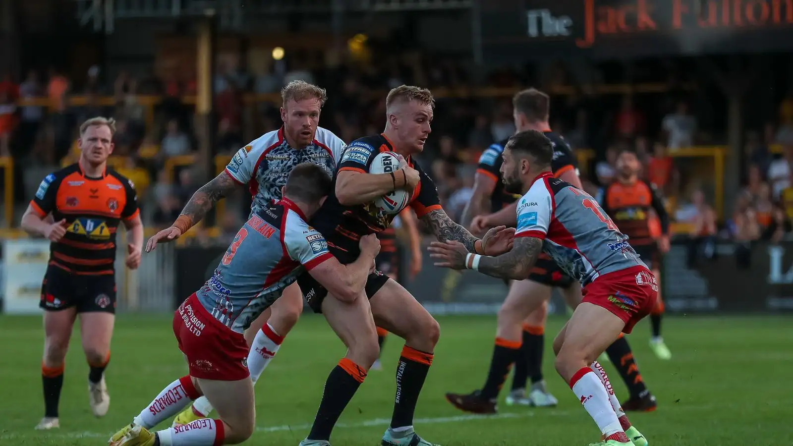 Alex Sutcliffe in action for Castleford