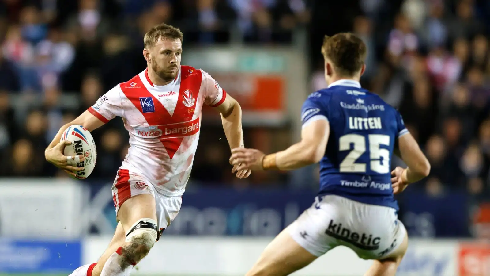 Joe Batchelor in action against Hull FC