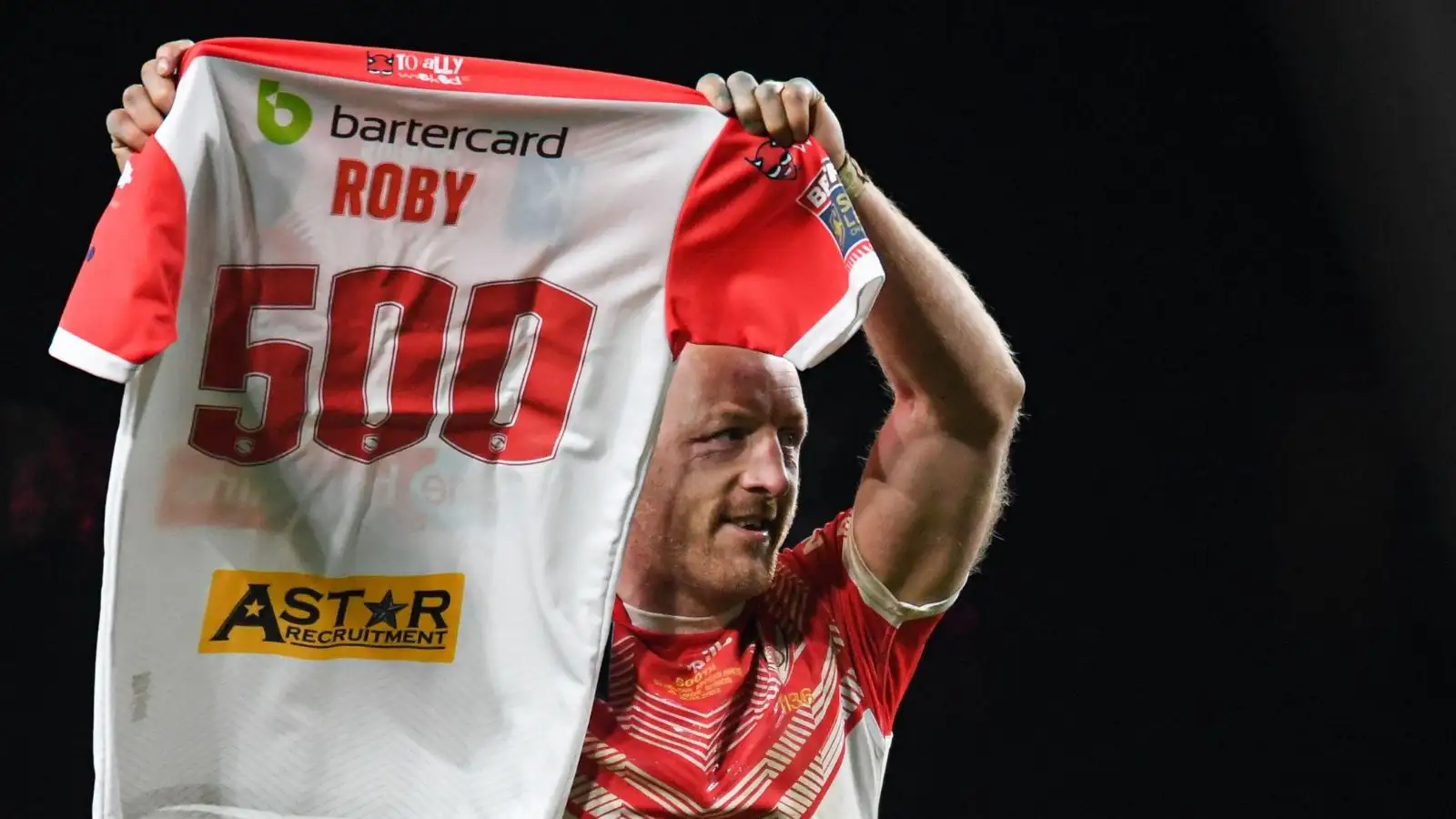 James Roby St Helens 500 appearances Alamy